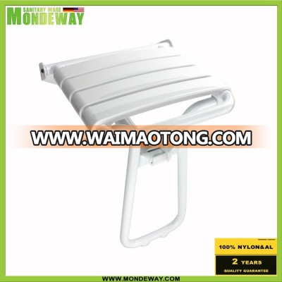 Enviromental nylon and stong Aluminum material folding shower seat