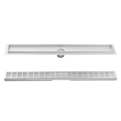 Popular wildly ss304 linear floor drains tile bathroom aluminium doors/ice machines home use tile leveling system