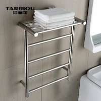 Modern Stainless Steel Heated Towel Shelf Electric Towel Rack Warmer