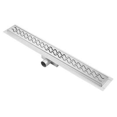 Rectangle stainless steel linear floor drain luxury storm water channel