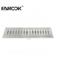 Farook high quality long stainless steel floor drain for shower